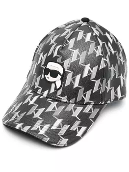 Karl Lagerfeld кепка K/Ikonik 2.0 с монограммой, черный