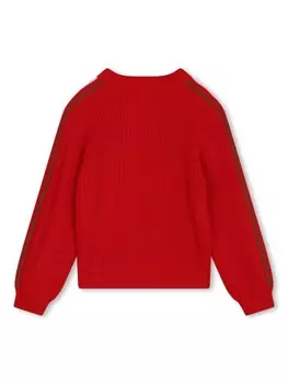 Karl Lagerfeld Kids джемпер с логотипом, красный