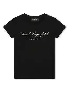 Karl Lagerfeld Kids футболка Hotel Karl, черный