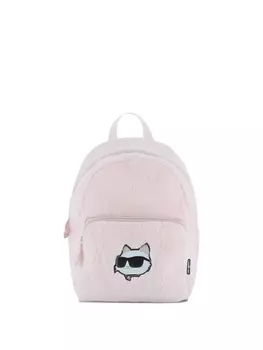 Karl Lagerfeld Kids рюкзак Choupette из искусственного меха, розовый