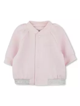 Karl Lagerfeld Kids спортивный костюм с логотипом, розовый