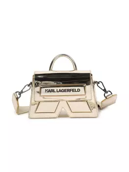 Karl Lagerfeld Kids сумка-тоут Ikon K, золотой