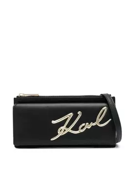 Karl Lagerfeld клатч Signature, черный