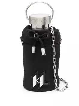 Karl Lagerfeld комплект K/Monogram из бутылки и чехла, серебряный