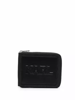 Karl Lagerfeld кошелек K/Karl с круговой молнией, черный