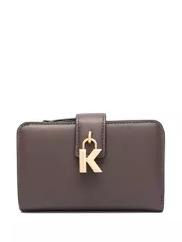 Karl Lagerfeld кошелек K/Lock среднего размера, коричневый