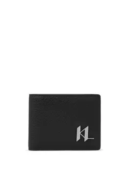 Karl Lagerfeld кошелек K/Plak с логотипом, черный