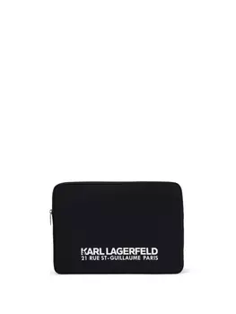 Karl Lagerfeld кошелек K/RSG с логотипом, черный