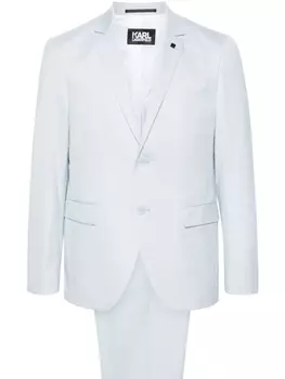 Karl Lagerfeld костюм с однобортным пиджаком, синий