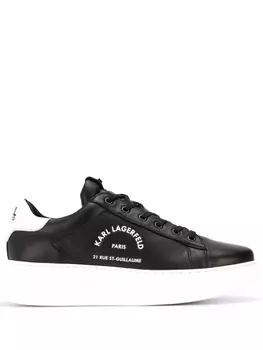 Karl Lagerfeld кроссовки с логотипом, черный