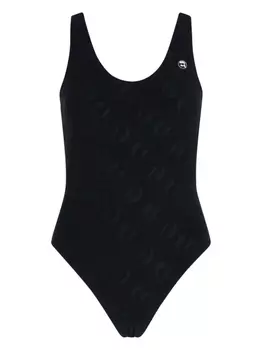 Karl Lagerfeld купальник Ikonik 2.0 с логотипом, черный