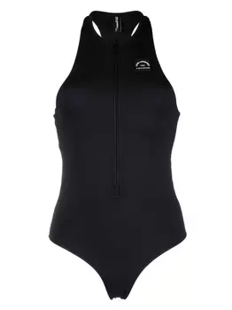 Karl Lagerfeld купальник Sporty Logo, черный