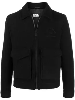 Karl Lagerfeld куртка на молнии, черный