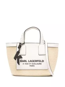 Karl Lagerfeld маленькая сумка-тоут Rue St-Guillaume, белый