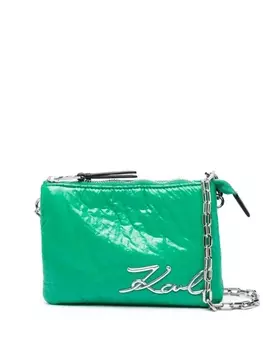 Karl Lagerfeld мини-сумка K/Signature, зеленый