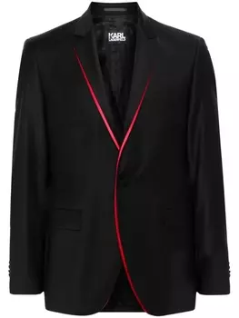Karl Lagerfeld многослойный пиджак Glare, черный