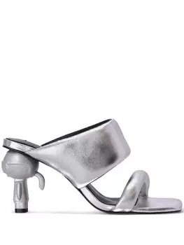 Karl Lagerfeld мюли Ikon, серебристый