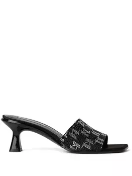 Karl Lagerfeld мюли Panache II, украшенные кристаллами, черный