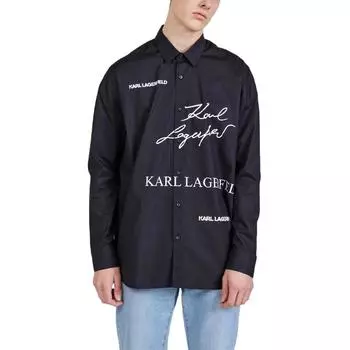 KARL LAGERFELD Мужская рубашка, цвет Black