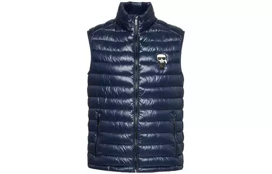 KARL LAGERFELD Мужской Жилет, цвет Blue