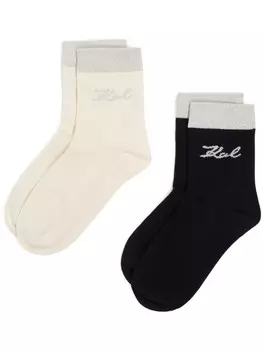 Karl Lagerfeld носки с логотипом, черный