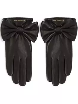 Karl Lagerfeld перчатки K/S bow FF, черный