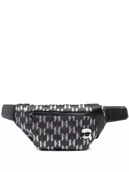 Karl Lagerfeld поясная сумка K/Monogram, серый