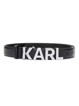 Karl Lagerfeld ремень K/Letters, черный