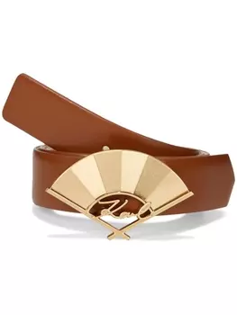 Karl Lagerfeld ремень Signature Fan, коричневый