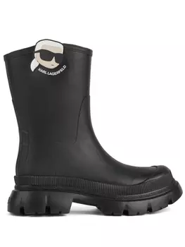 Karl Lagerfeld резиновые сапоги Trekka, черный