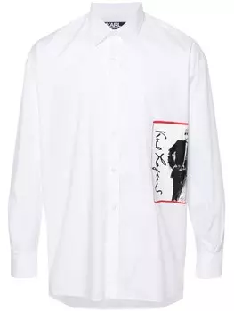 Karl Lagerfeld рубашка с логотипом, белый