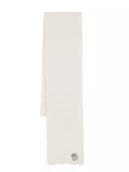 Karl Lagerfeld шерстяной шарф K/Ikonik 2.0, нейтральный цвет