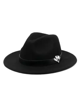 Karl Lagerfeld шляпа-федора K/Signature Fan, черный