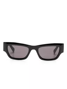 Karl Lagerfeld солнцезащитные очки KL Monogram в прямоугольной оправе, черный