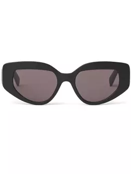 Karl Lagerfeld солнцезащитные очки с монограммой KL, черный