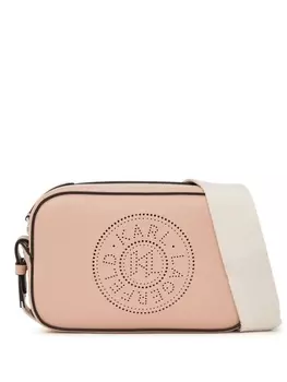 Karl Lagerfeld сумка через плечо K/Circle с логотипом, розовый