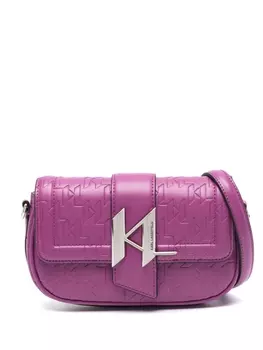 Karl Lagerfeld сумка через плечо K/Saddle, фиолетовый