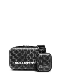 Karl Lagerfeld сумка на плечо K/Kase с логотипом, черный