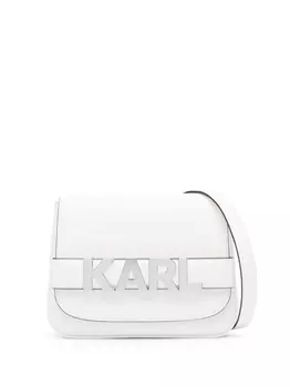 Karl Lagerfeld сумка на плечо K/Letters из переработанной кожи, белый