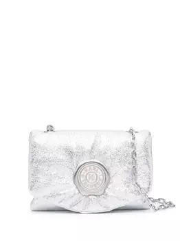 Karl Lagerfeld сумка на плечо K/Stamp с эффектом металлик, серебристый