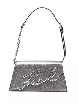 Karl Lagerfeld сумка на плечо Ksignature, серый