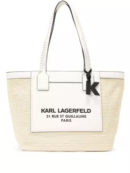 Karl Lagerfeld сумка-шоппер Rue St. Guillaume, нейтральный цвет