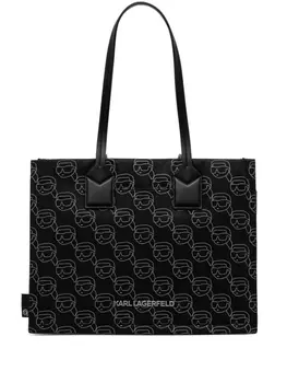 Karl Lagerfeld сумка-тоут Ikon среднего размера, черный