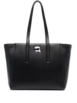 Karl Lagerfeld сумка-тоут Ikonik Pin, черный