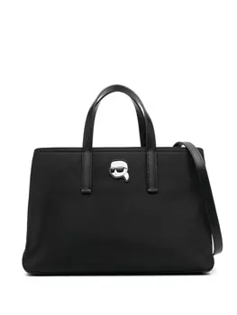 Karl Lagerfeld сумка-тоут Ikonik с аппликацией, черный