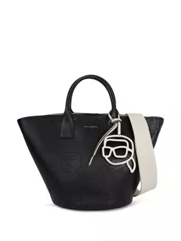 Karl Lagerfeld сумка-тоут Ikonik с перфорацией, черный
