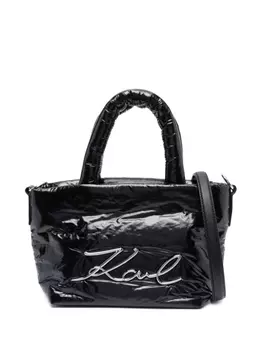 Karl Lagerfeld сумка-тоут K/Signature с логотипом, черный