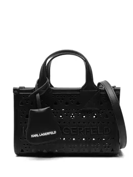 Karl Lagerfeld сумка-тоут K/Skuare с перфорацией, черный