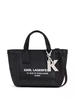 Karl Lagerfeld сумка-тоут RSG из рафии, черный