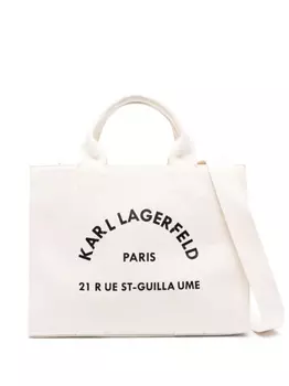 Karl Lagerfeld сумка-тоут Rsg среднего размера, нейтральный цвет